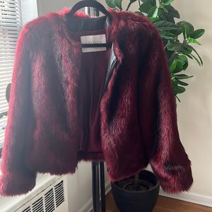 Express Faux Fur Short Jacket